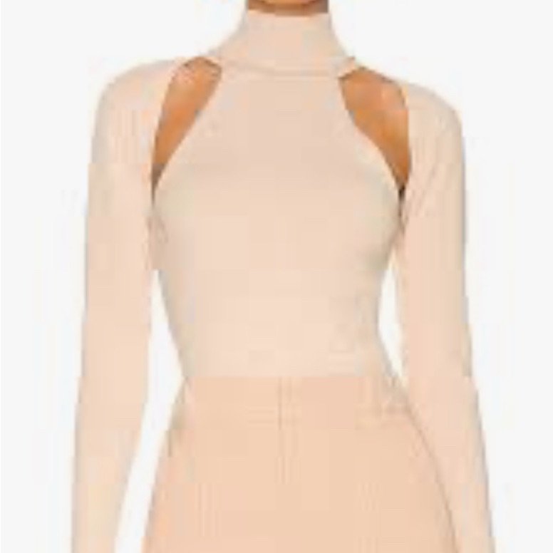 Jeremy Tank With Shrug In Oatmeal Alice + Olivia Sise Fit M As Well